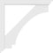 Ekena Millwork Standard Imperial Architectural Grade PVC Bracket With Traditional Ends, 3"W x 36"D x 36"H BKTP03X36X36IMP01 - alternate 4